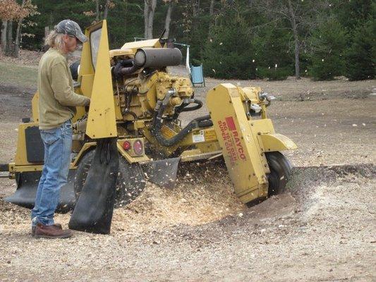 Stump Grinding.