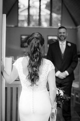 Tiny chapel wedding west Asheville