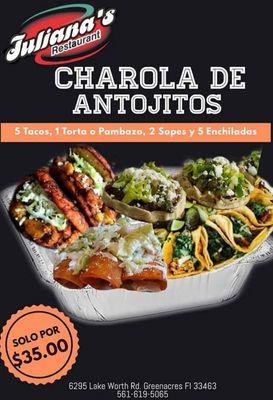 Charola antojitos