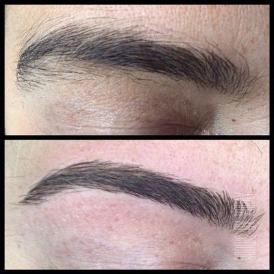 Eyebrow shaping