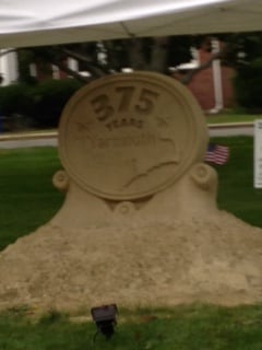 Town Of Yarmouth-- RTE 28 / Town Hall Photo        Sand Sculpture