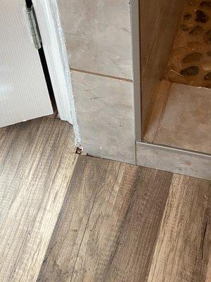 Floor cut incorrectly