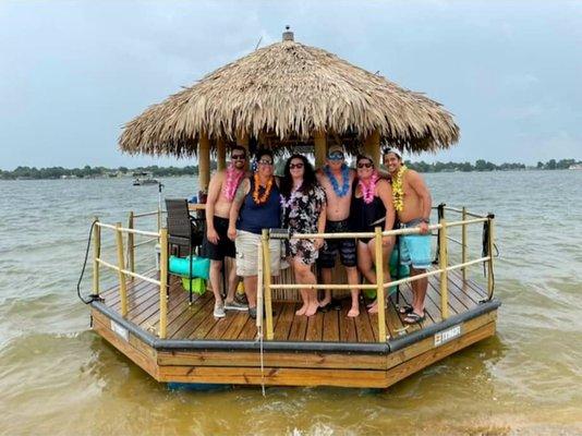 Why go bar hopping when you can hop on a bar?? Cruisin Tikis Lake Conroe is BYOB food/drinks & has a relaxing, fun, environment on the lake!