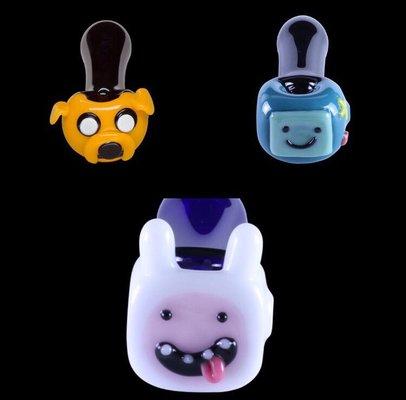 Glass cartoon hand pipes