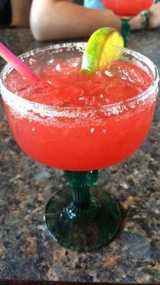 $1.99 margaritas! This one was strawberry