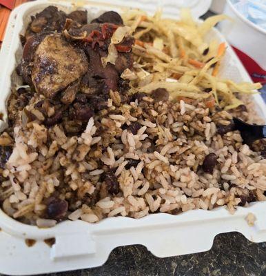 Brown stew chicken