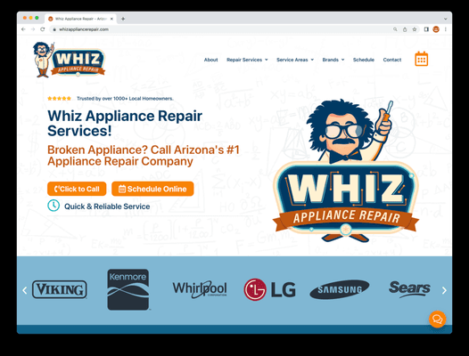 Visit us online at https://whizappliancerepair.com

Easy to Schedule: Call or Online