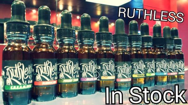 We carry your favorite Ruthless juices.