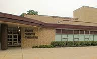 Exterior of Flint Youth Theatre in the cultural center.