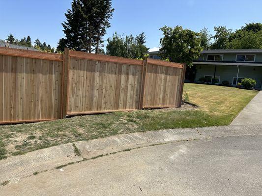 Instalación fence