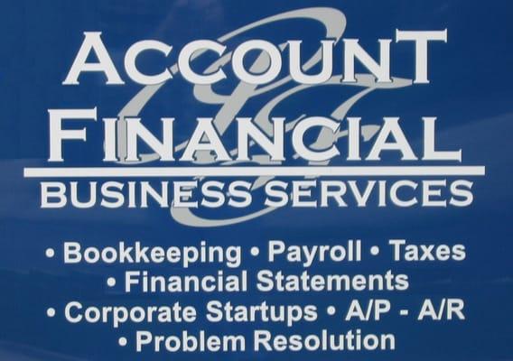 Account Financial Business Services