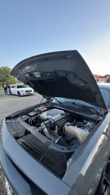 Engine bay wipe down