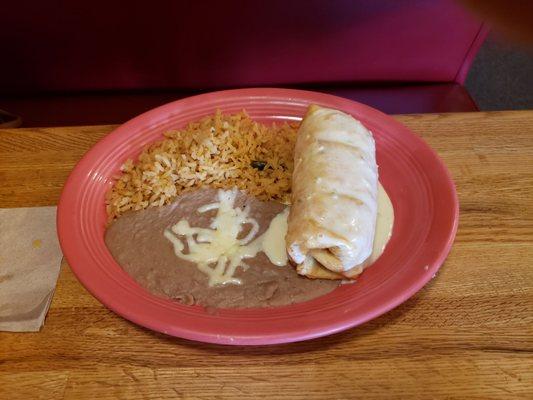 Chicken chimichanga