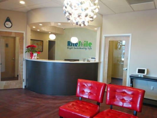 Lobby of our new dental office at Rite Smile Dental in Branchburg, NJ.