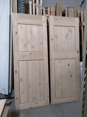 New Interior Doors have arrived! Stop on by for our large selection of all different types including matching sets!