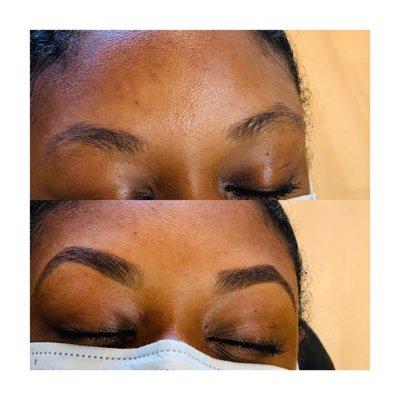 Eyebrow threading