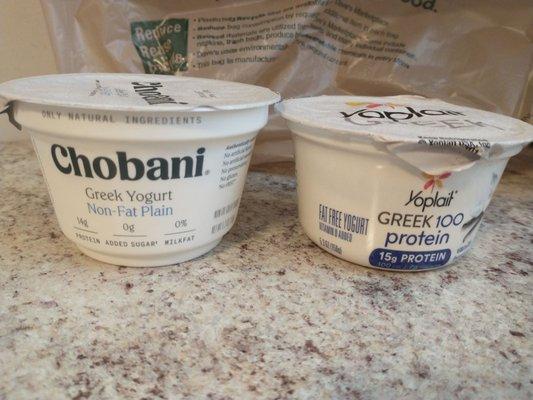 Protein yogurts