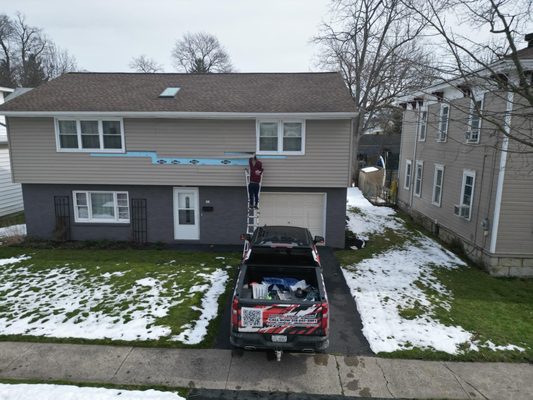 Siding repair wind damage