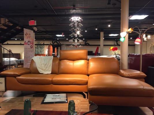 Top Grain Leather Sectional