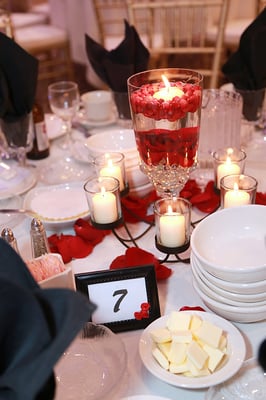 Use your own creative passions to design your own signature centerpieces.