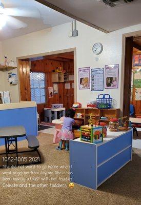 Her classroom.