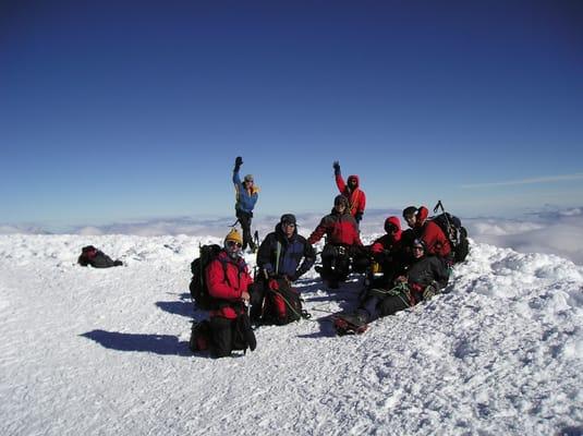 Successful climbg of Ecuador's Cotopaxi.