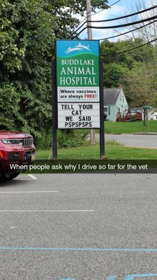 The signs they make alone say welcome home this one made my day