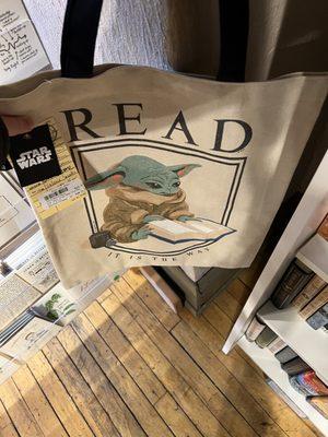 Cute book themed tote bags!