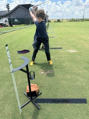 Work on your golf swing using our LVFT system for clarity and optimization