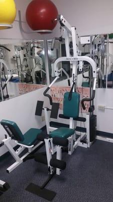 This is a pacific fitness zuma for residential  use wih leg press   Orig . 1500 now 800 good cond. 150 lb. Stack , chest press pec dec  etc.