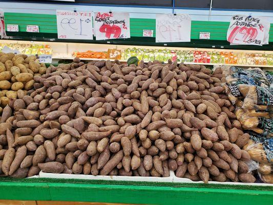 Purple sweet potatoes