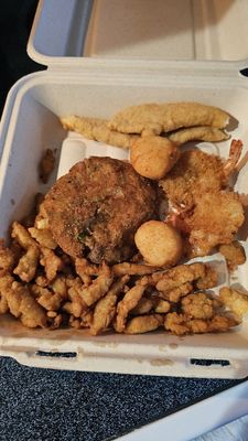 The $30 fried combo platter in 2024