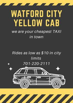 Watford City Yellow Cab