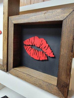 Handmade and laser cut wall art