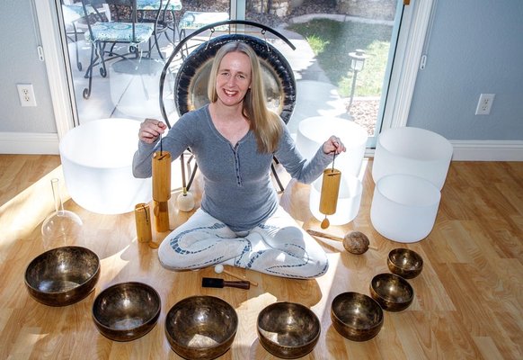 A few of the sound healing tools used in every session.