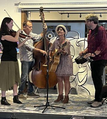 Passerine!  Live music in the studio.