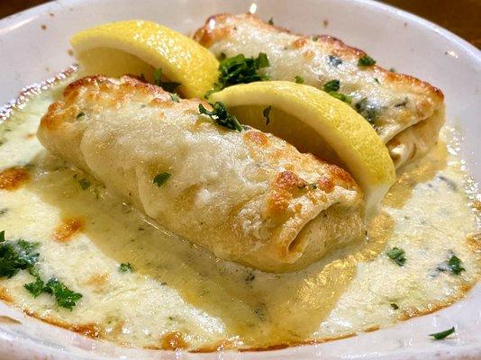 Seafood Crepes