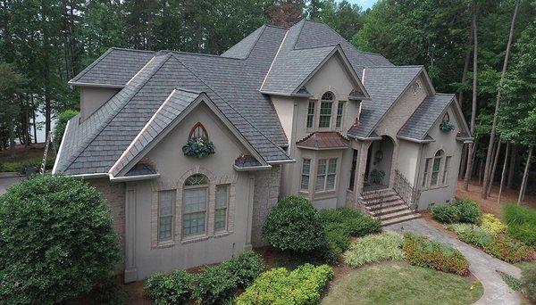 New asphalt shingle roof from Five Star.