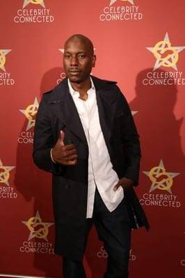 Tyrese Gibson, actor & musician, attending one of our events