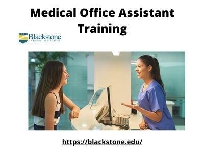 Blackstone Career Institute offers medical office assistant certification. https://blackstone.edu/medical-office-assistant-training/