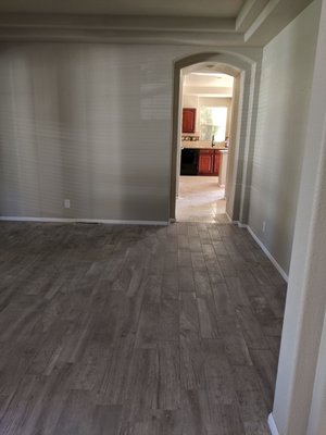 Dining room floor