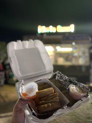 Great chicken and tamales