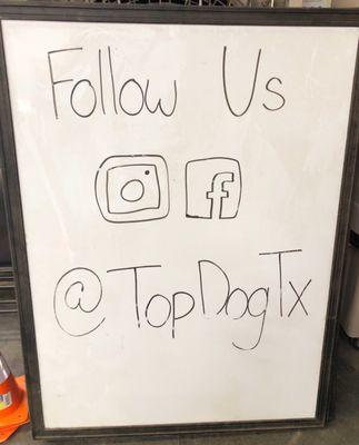 Definitely follow & check out Top Dog!