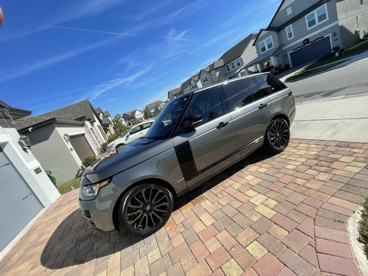 Range Rover Mini Detail With Sealant.