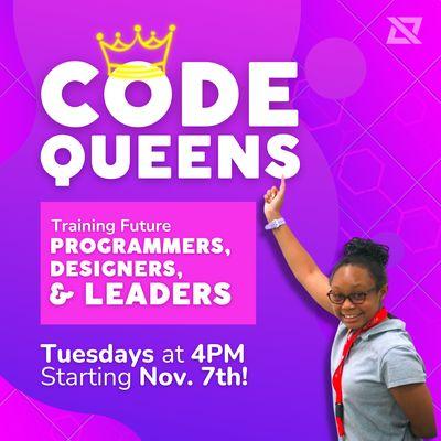 WIth Code Queens, iCode aims to transform young girls into women leaders of a digital future. This "girls only" program will teach girls.