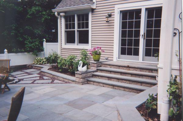 Paver patio and steppers