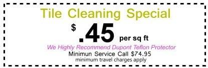 Coupon - Tile Cleaning In Phoenix