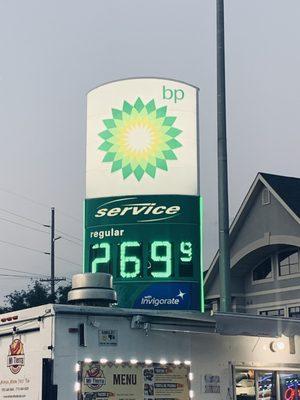 Beautiful night for a taco.  Gas is cheap too.