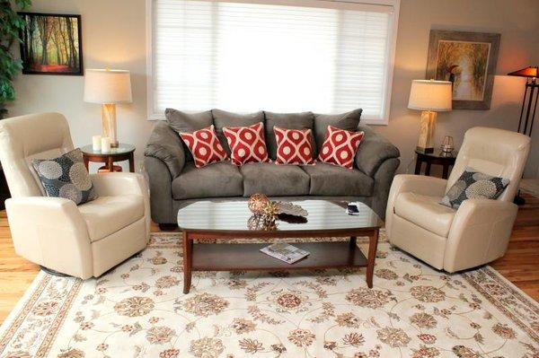 Maple Leaf House living room in north Green Lake/Maple Leaf area