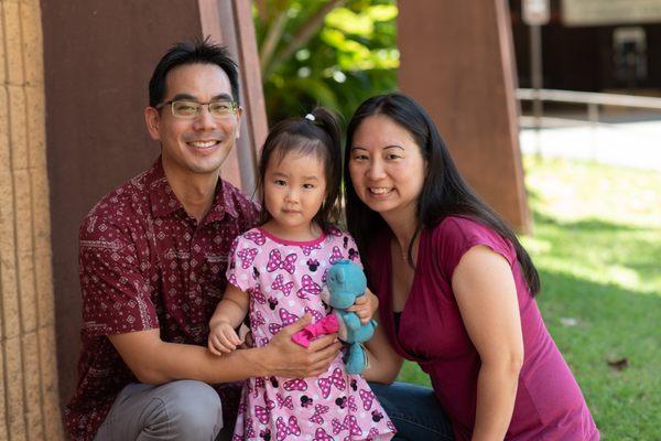 Family photo of my daughter's family - 8/18/18. Photo credit: Dave Miyamoto & Co.